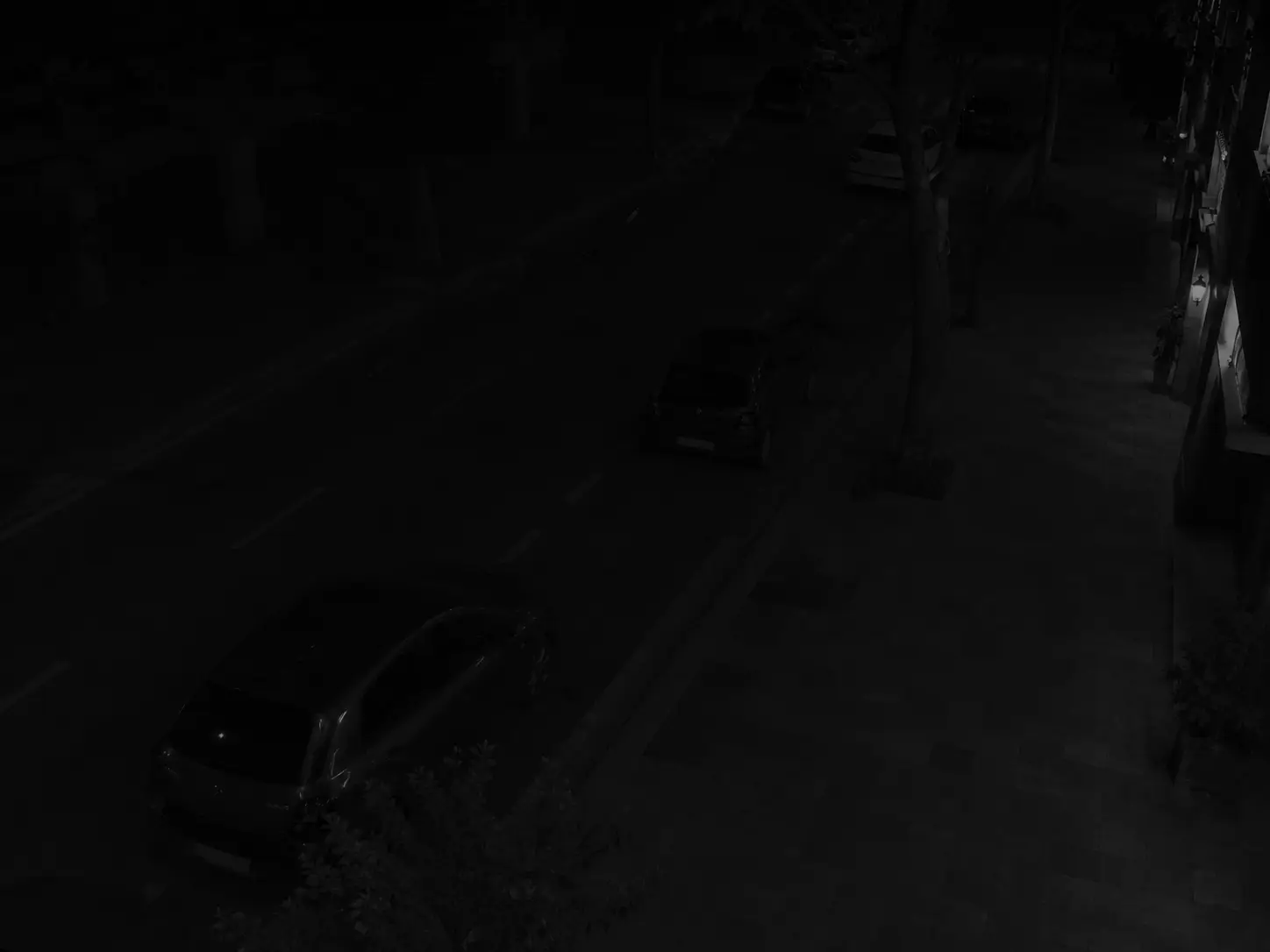 De día va bien y de noche no da imagen útil. La mitad de las horas del año no está vigilando nada.
